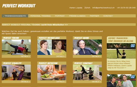 Beispiel Personaltrainer Zürich